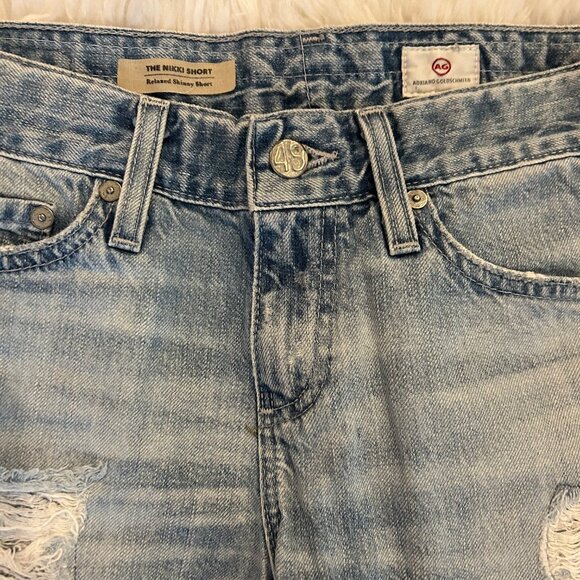 AG Adriano Goldschmied Women's Becke Relaxed Skinny Short Size 25 - Picture 5 of 10